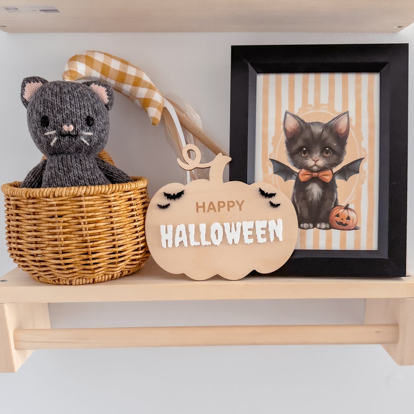 Pumpkin Plaque - Happy Halloween