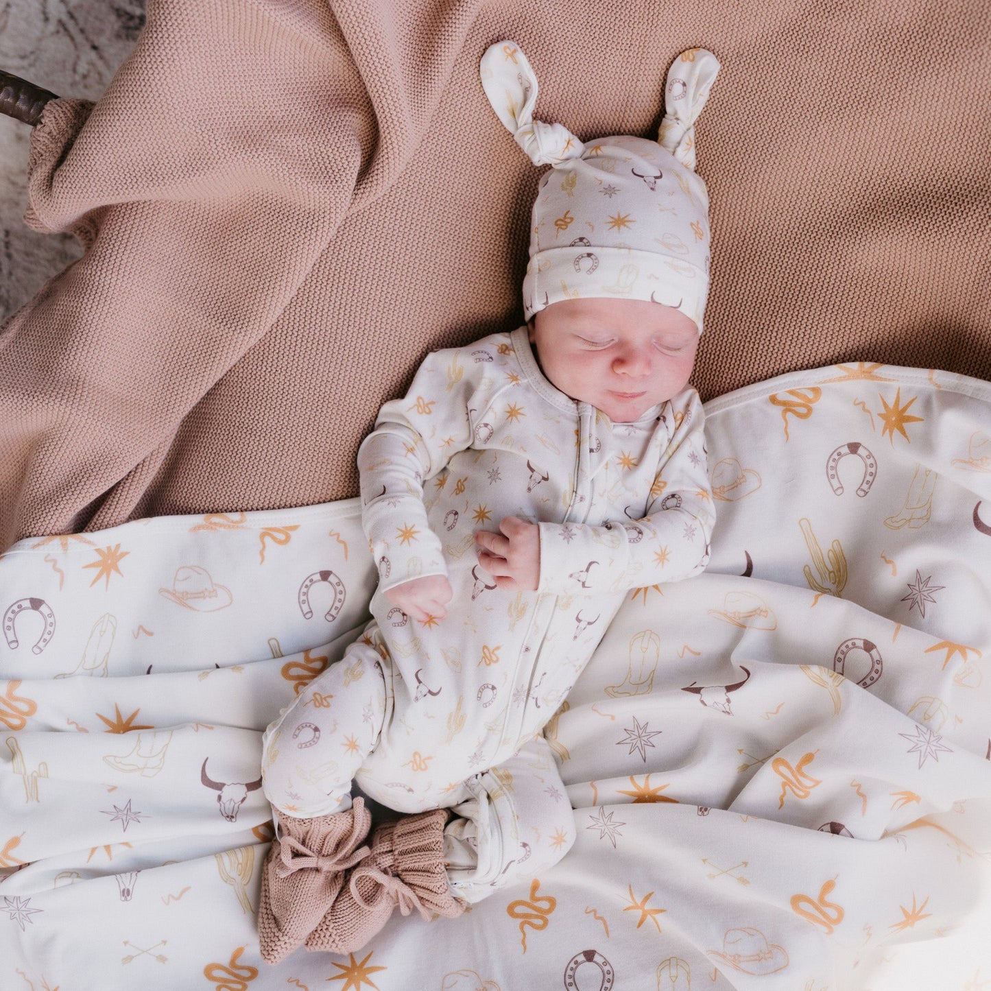 Swaddle Set - Cowboy