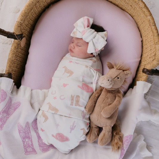 Swaddle Set - Cowgirls