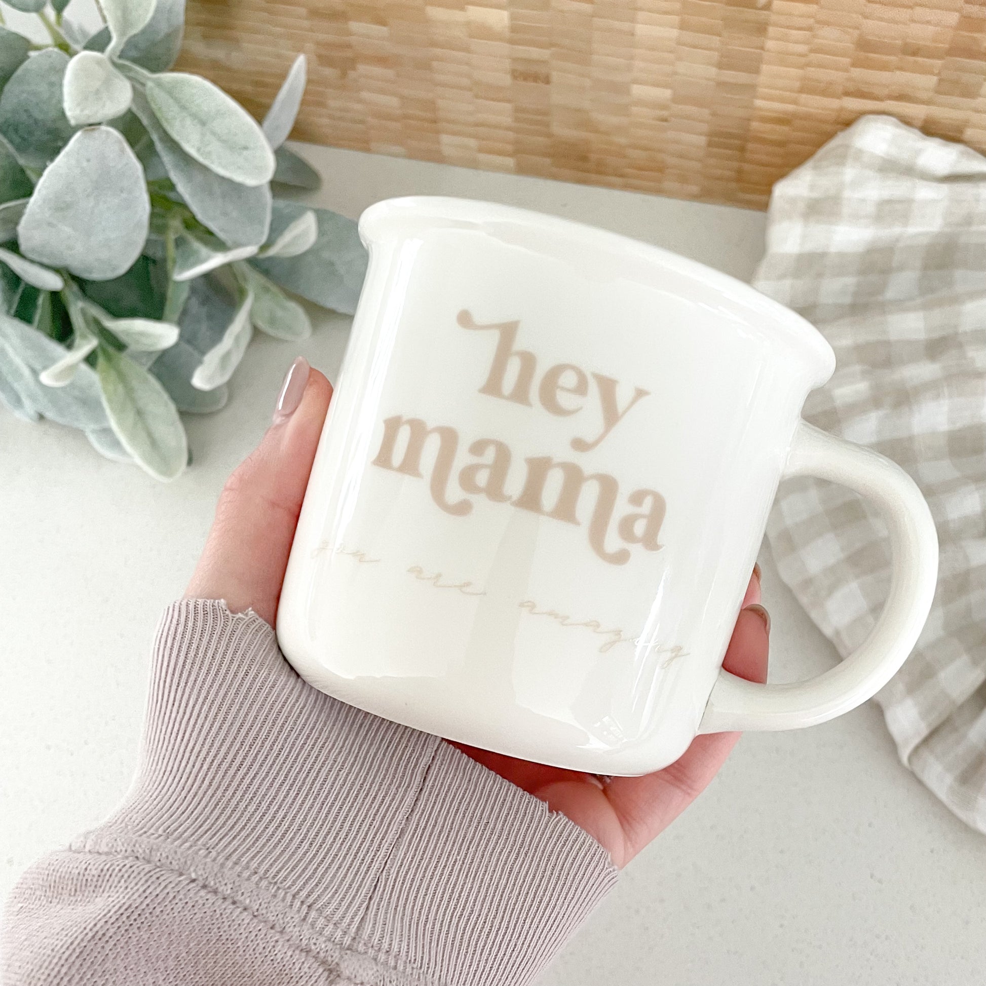 Hey Mama Mug, Mumma coffee mug, Coffee cup, ceramic cup